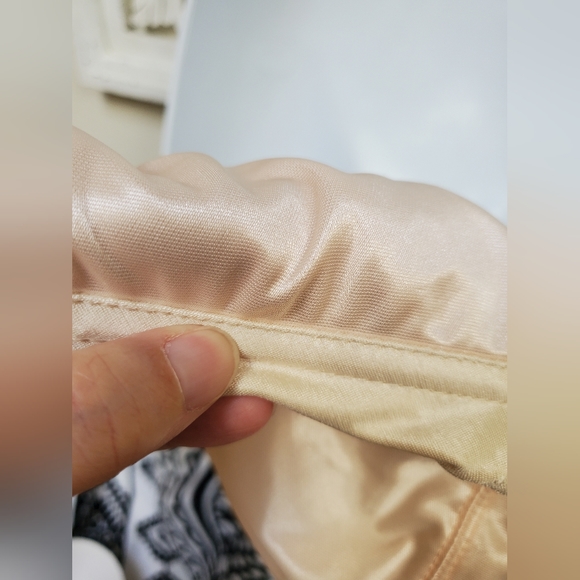 Vintage Cabernet Boustier Corset Boning Underwire Bra 38D Peach Pinup 🍑 - Picture 12 of 13